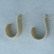 J-hoop Stud Earring Enhancers In 14k Yellow Gold