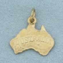 Australia Charm In 10k Yellow Gold