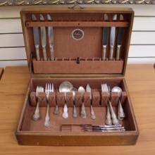 Towle "french Provincial" Sterling Silver Flatware Set Of 41 In Sterling Silver