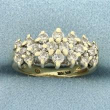 1ct Diamond Ring In 10k Yellow Gold