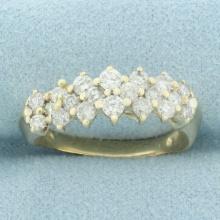 Diamond Wedding Or Anniversary Band Ring In 14k Yellow Gold