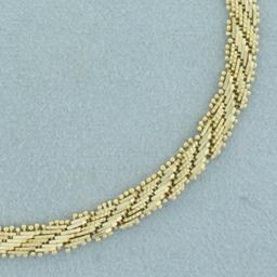 Gold Ball And Bar Link Bracelet In 14k Yellow Gold