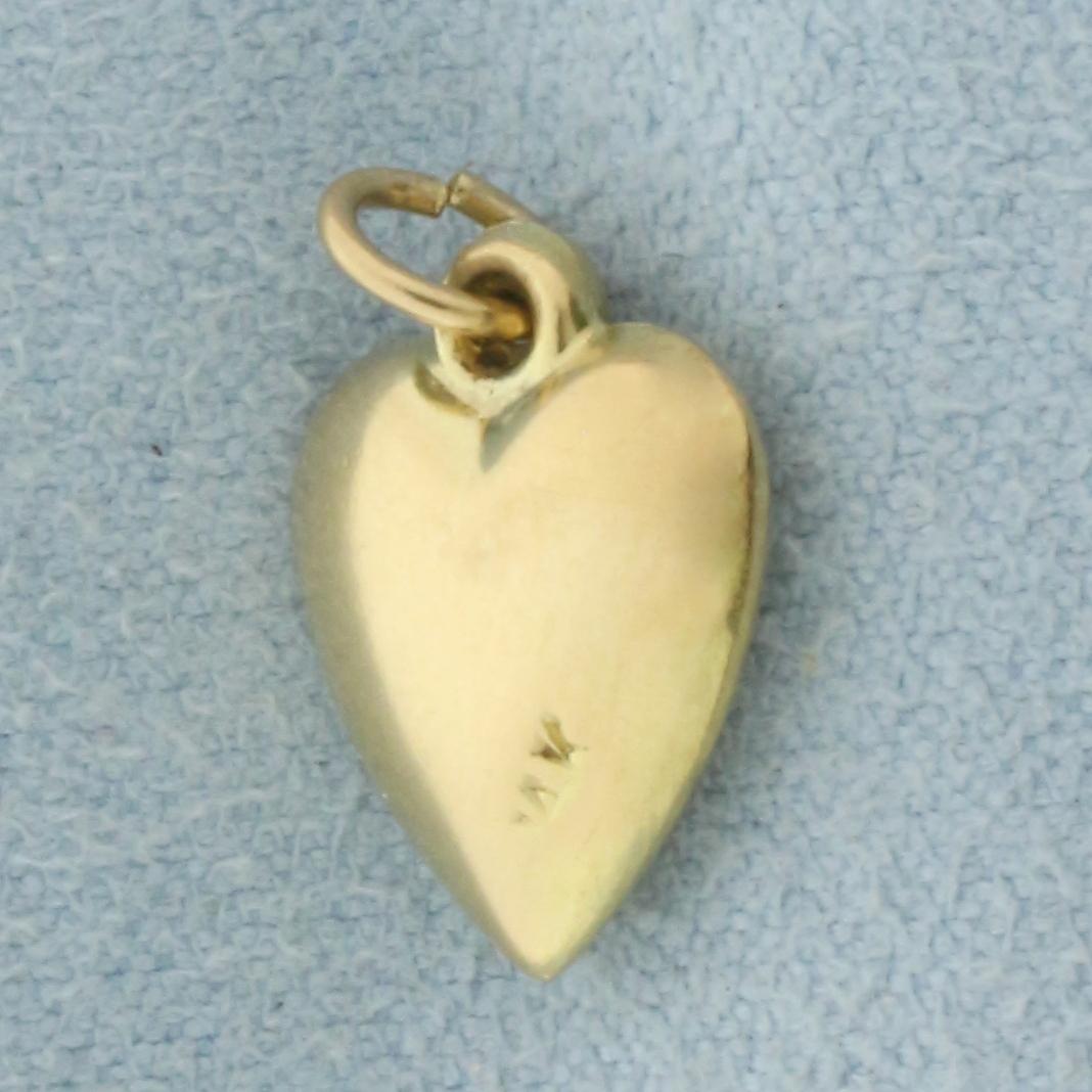 Engraved Karen 3d Charm In 14k Yellow Gold