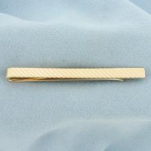 Numbered Tiffany & Co Tie Clip In 14k Yellow Gold