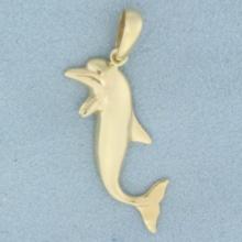 Dolphin Pendant In 14k Yellow Gold
