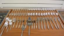 62 Piece Wallace Spanish Lace Sterling Silver Flatware Set