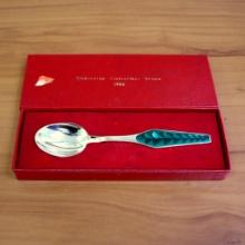 Sorenco Denmark 1966 Sterling Silver Christmas Spoon