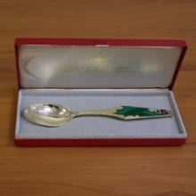 Sorenco Denmark 1968 Sterling Silver Christmas Spoon