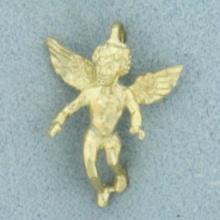 Angel Pendant In 14k Yellow Gold