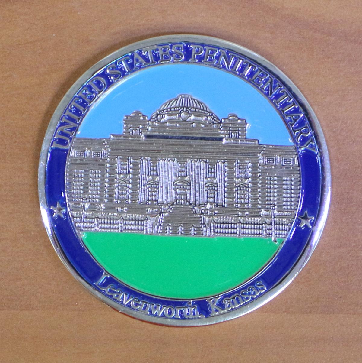 Federal Bureau Of Prisons Usp Leavenworth Ks Challenge Coin