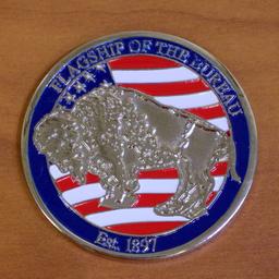 Federal Bureau Of Prisons Usp Leavenworth Ks Challenge Coin