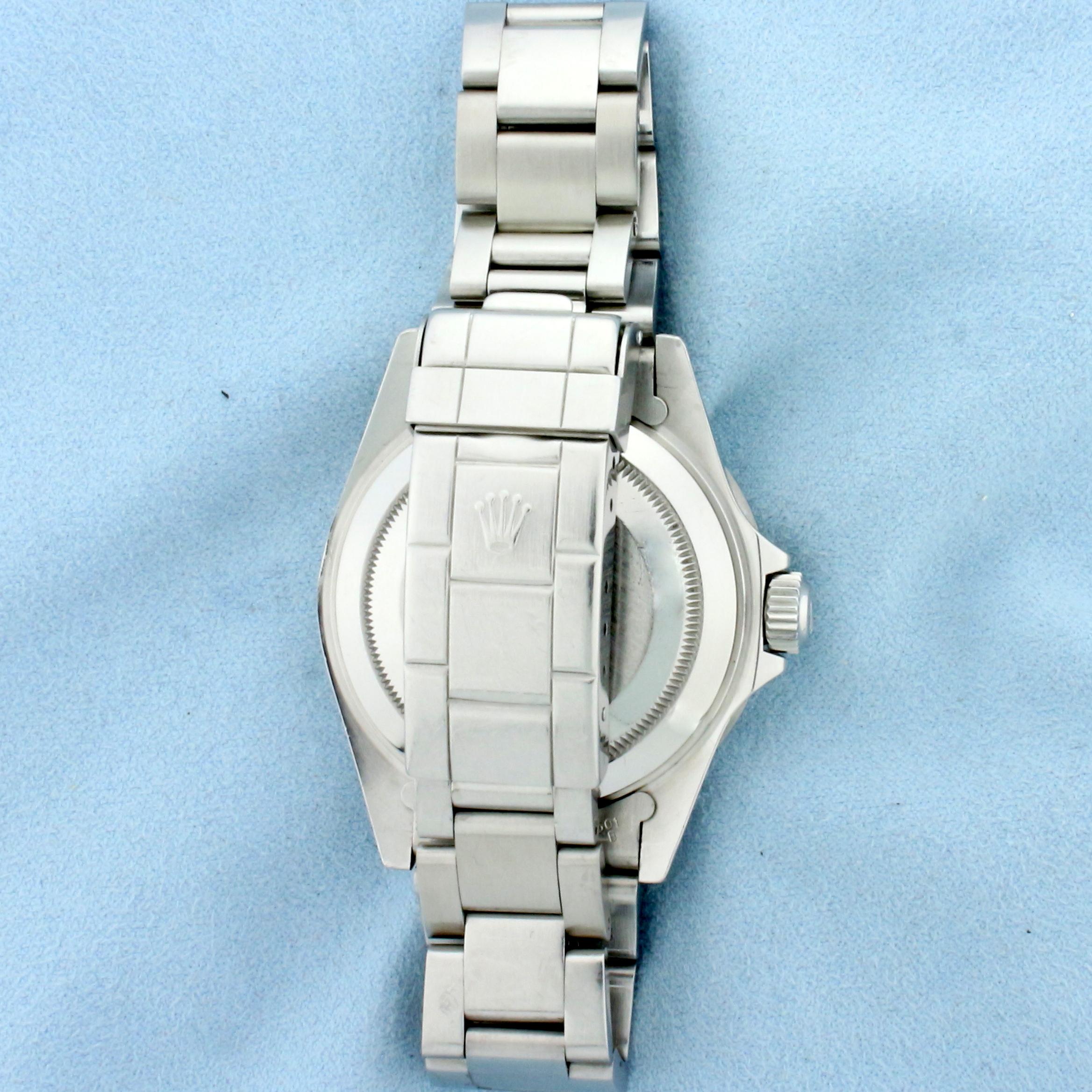 Rolex Submariner Watch In Stainless Steel Model 16610