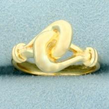 Love Knot Ring In 14k Yellow Gold
