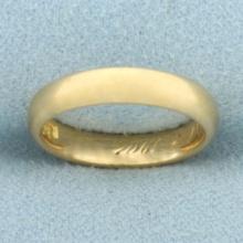 Antique 1904 Wedding Band Ring In 18k Yellow Gold