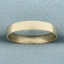 Mens Wedding Band Ring In 14k Yellow Gold