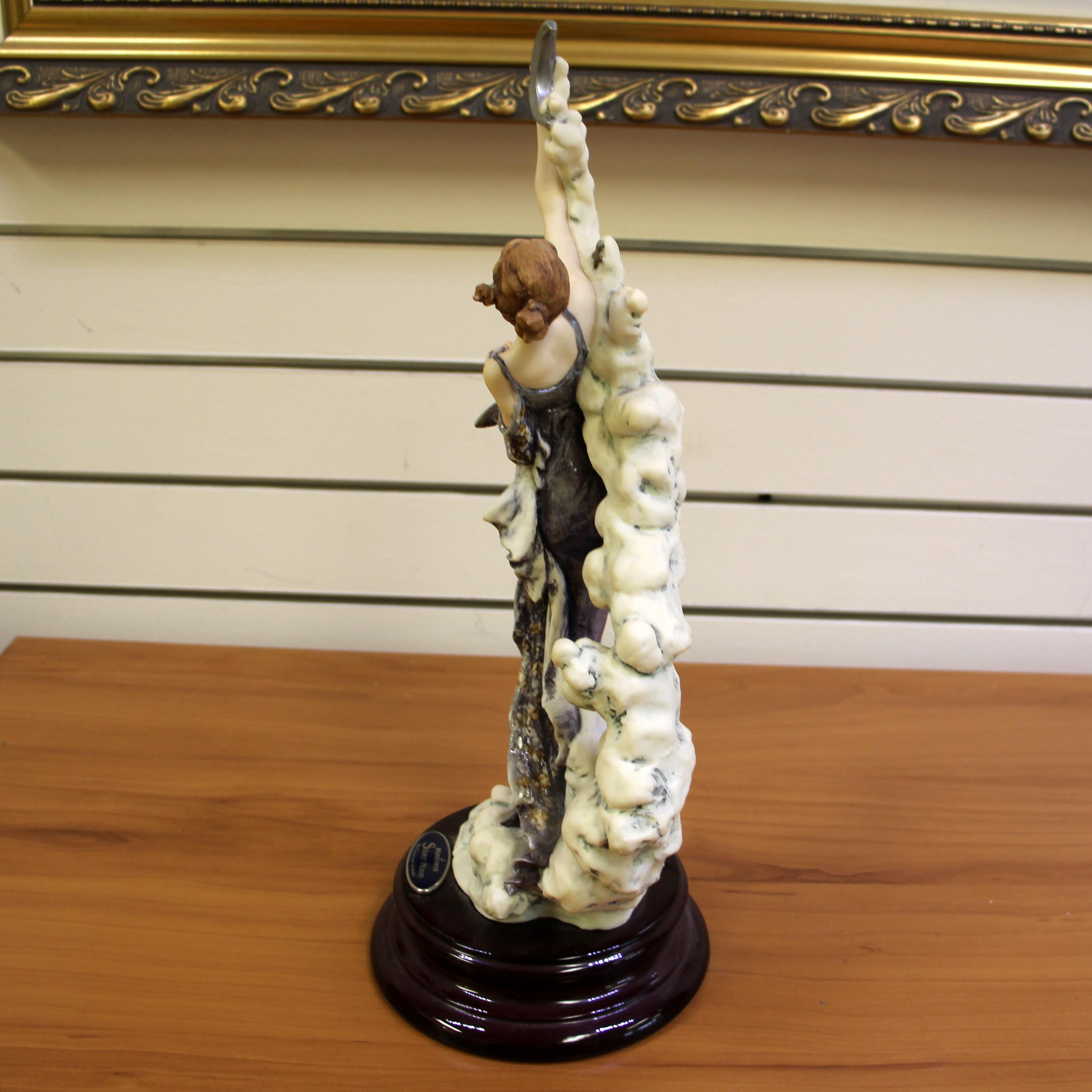 Giuseppe Armani "silver Moon The Exploration" 1276c Figurine In Original Box Limited Edition