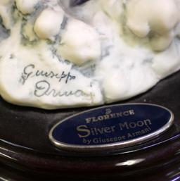 Giuseppe Armani "silver Moon The Exploration" 1276c Figurine In Original Box Limited Edition
