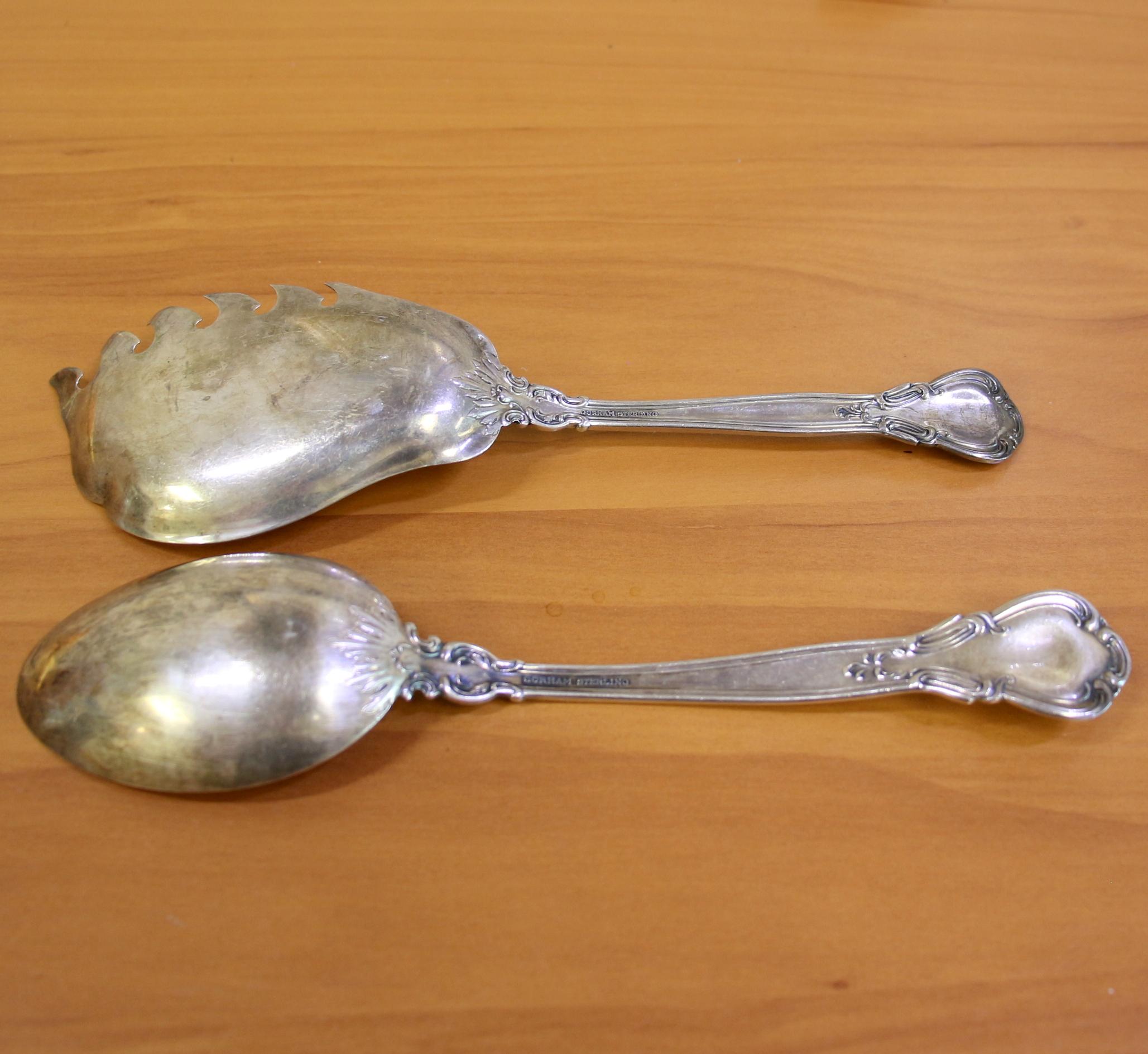 Gorham "chantilly" Sterling Silver Flatware - Set Of 25