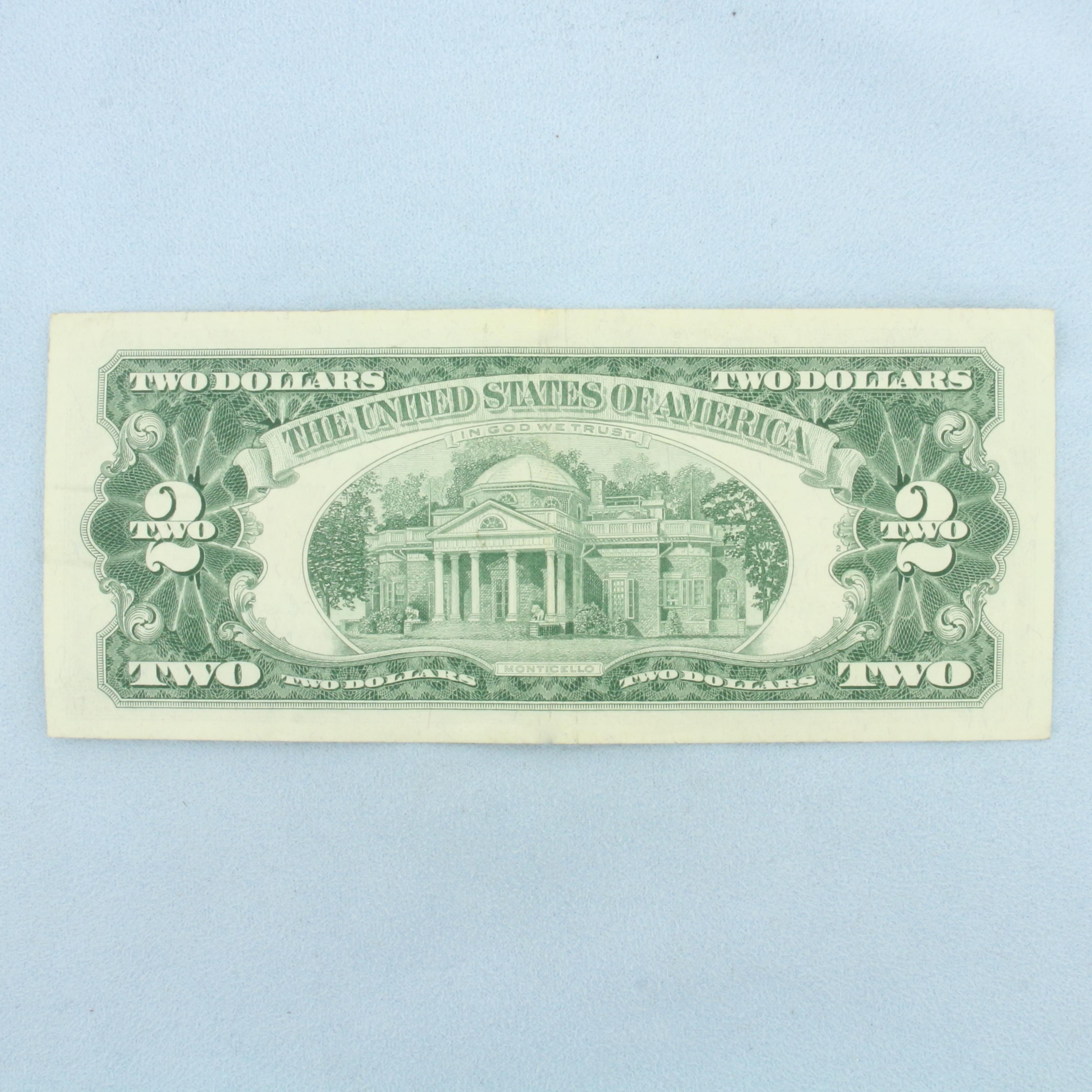 1963 $2 Red Note Crisp Uncirculated Bill