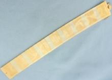 Designer Brevetto Numbered Flower Design Wide Bracelet In 18k Yellow, White, And Rose Gold