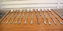 Christofle Rubans Silverplate Flatware Set