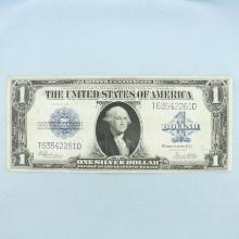 1923 $1 Silver Certificate Blue Note Bill Funnyback
