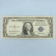 1935 Or 1957 $1 Uncirculated Silver Certificate Blue Seal Bill