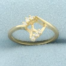 Diamond Ring Enhancer Jacket In 14k Yellow Gold