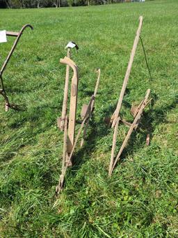 2 Horse drawn plows