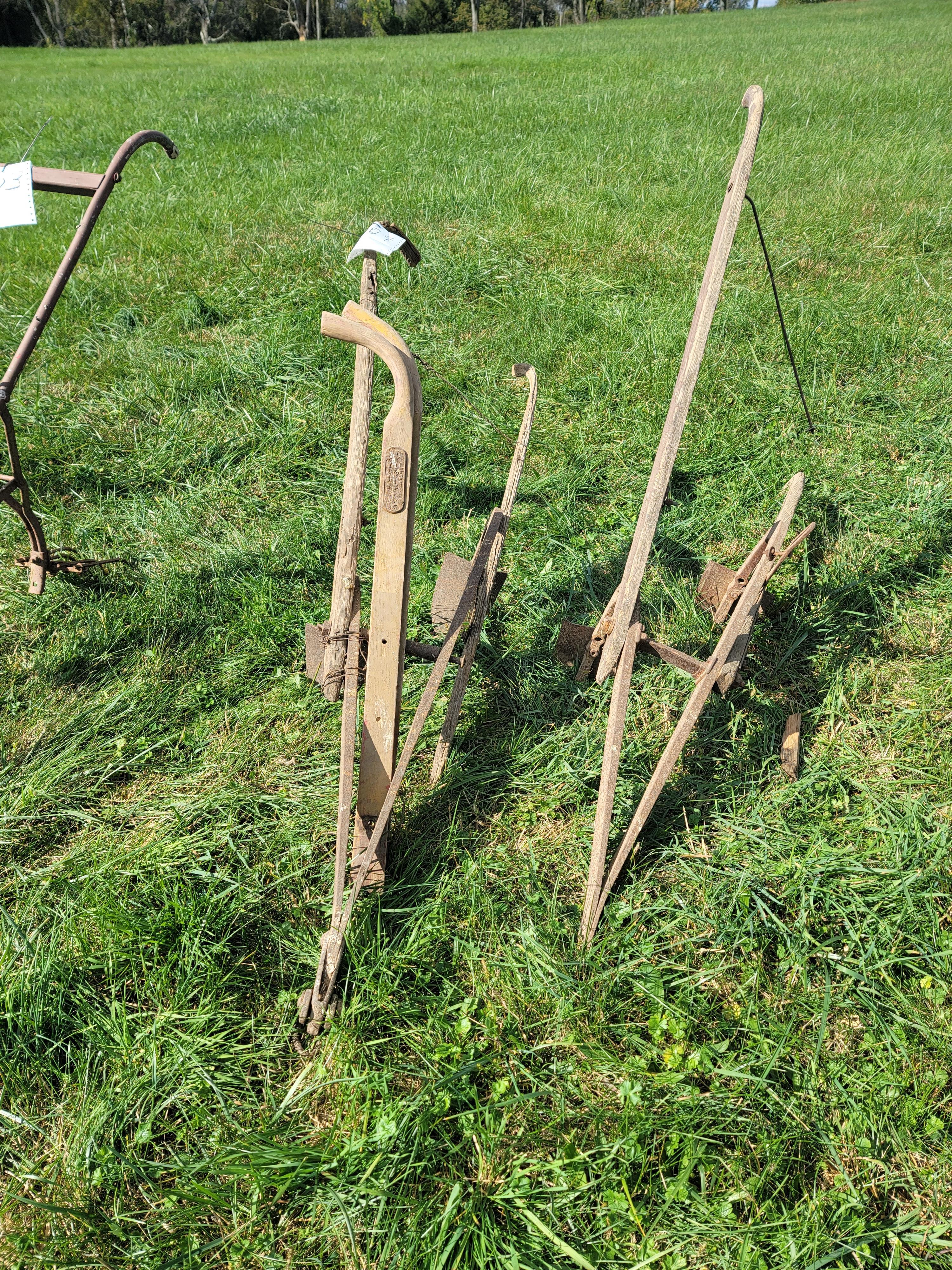 2 Horse drawn plows