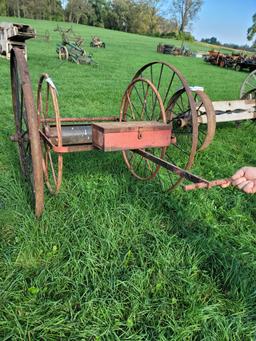 Fireman's hose reel cart