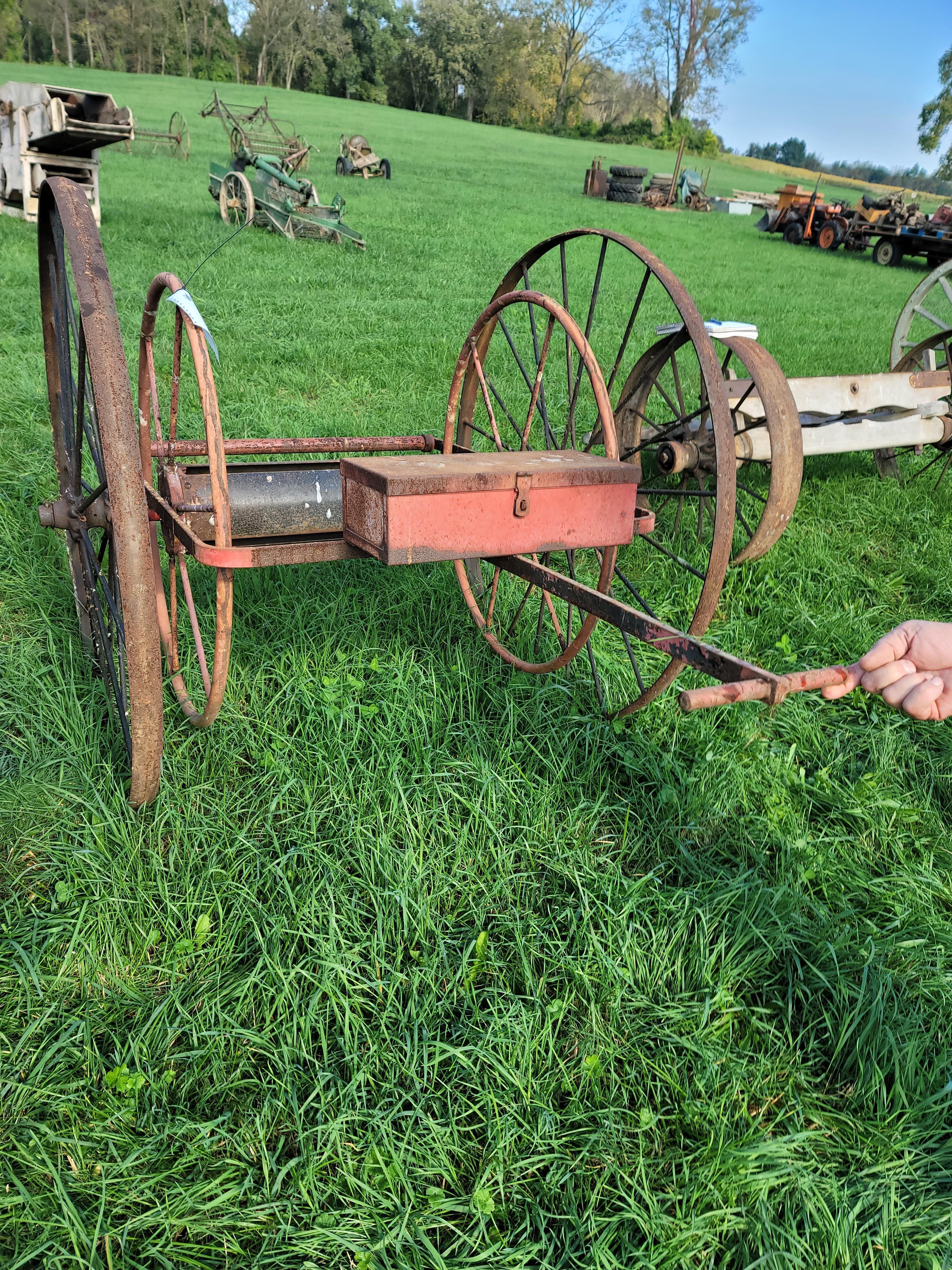 Fireman's hose reel cart