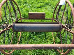 Fireman's hose reel cart