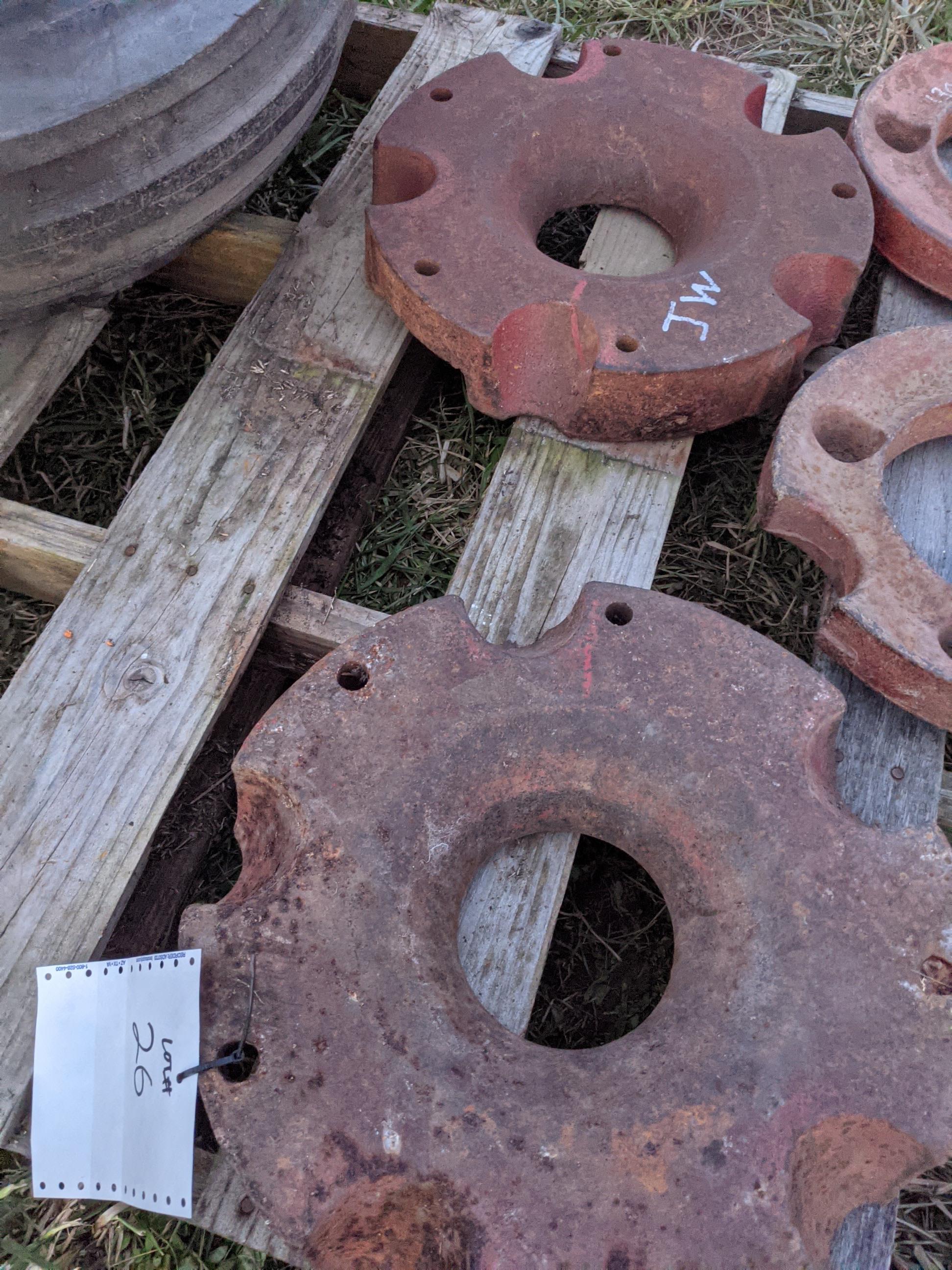 W4 rear wheel weights