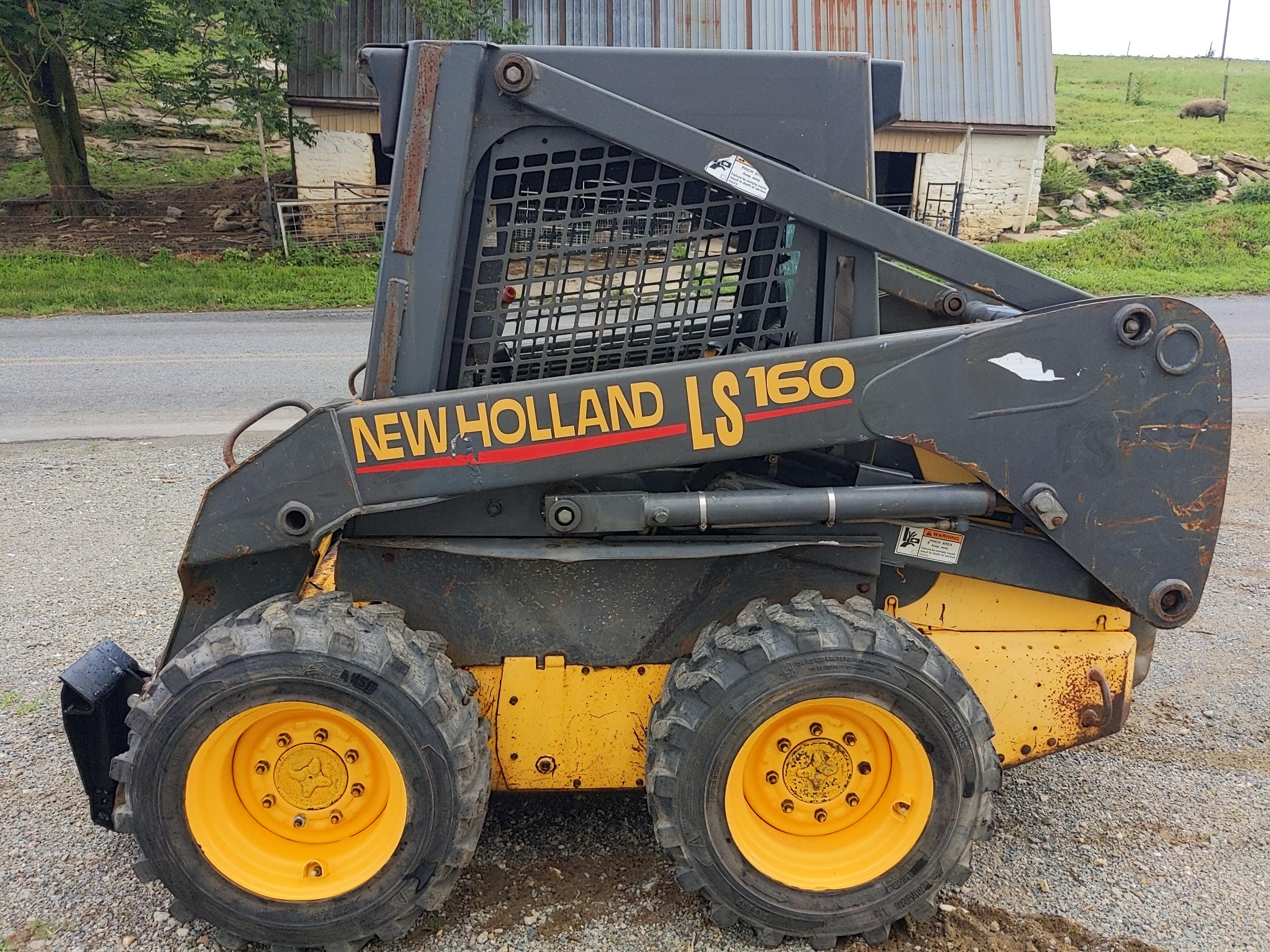 New Holland LS 160 skid loader