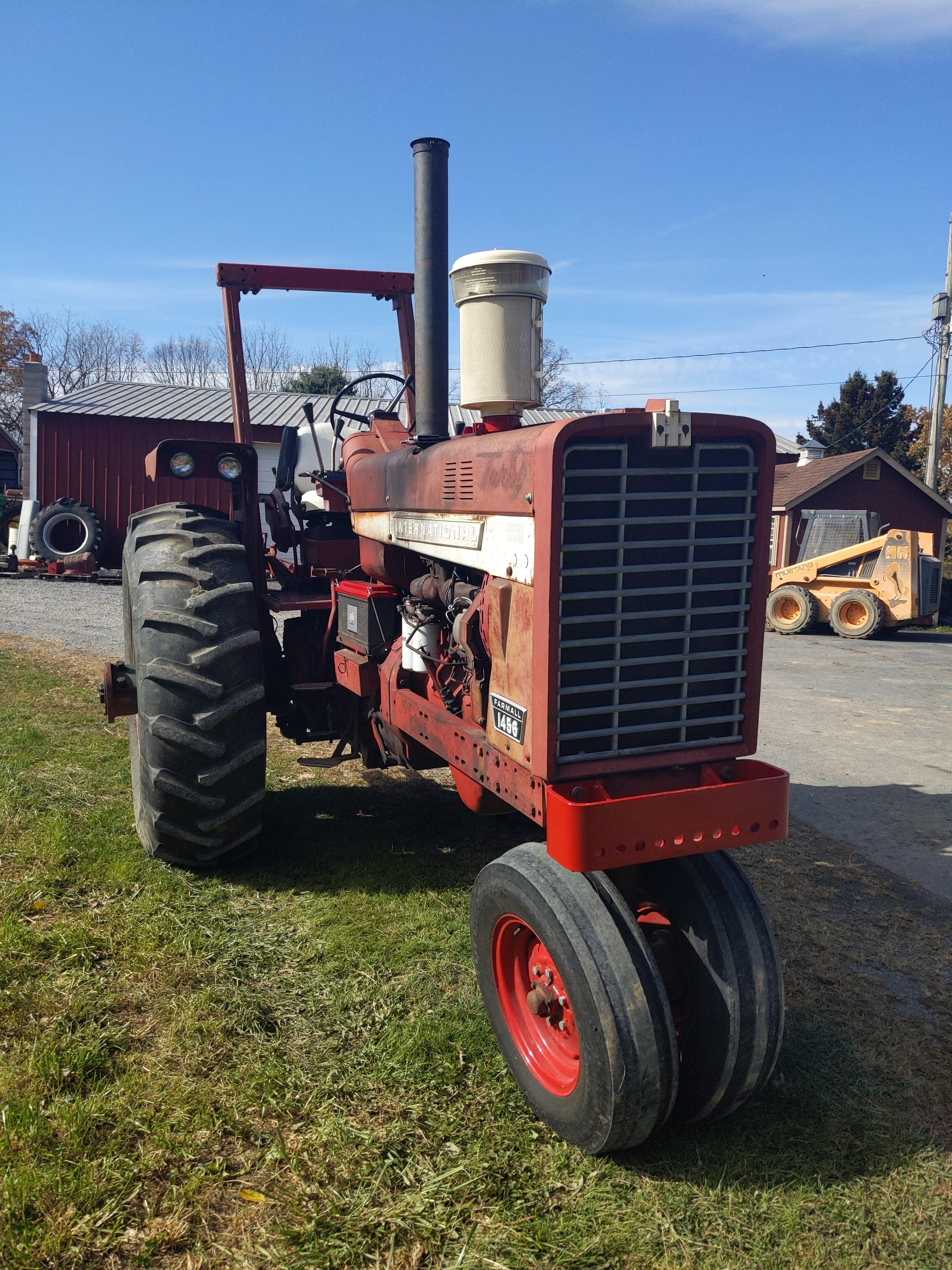 Farmall 1456, row crop, TA,  3 pt, 1000 pto