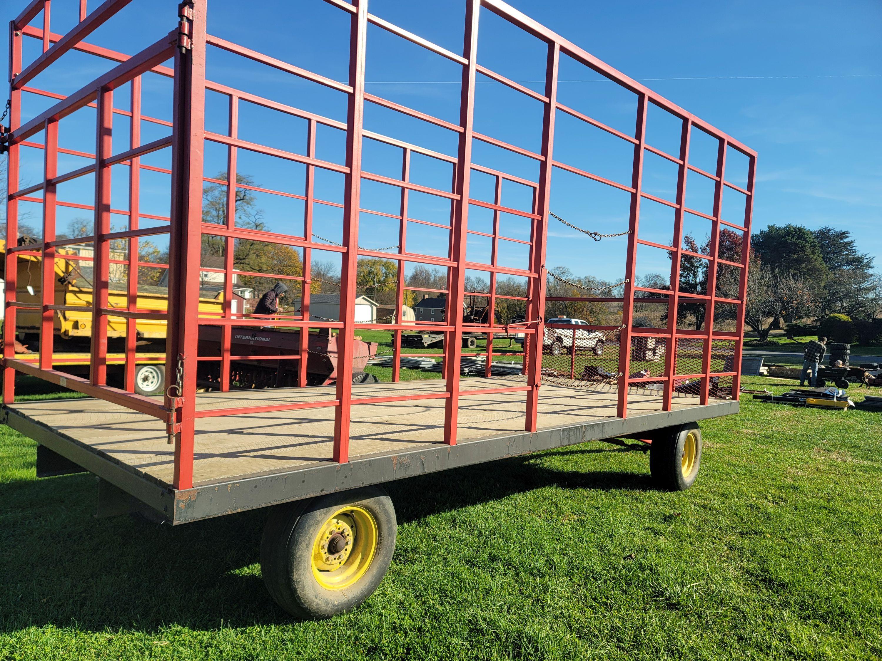 18 ' hay rack by Kreider Mfg Manheim PA
