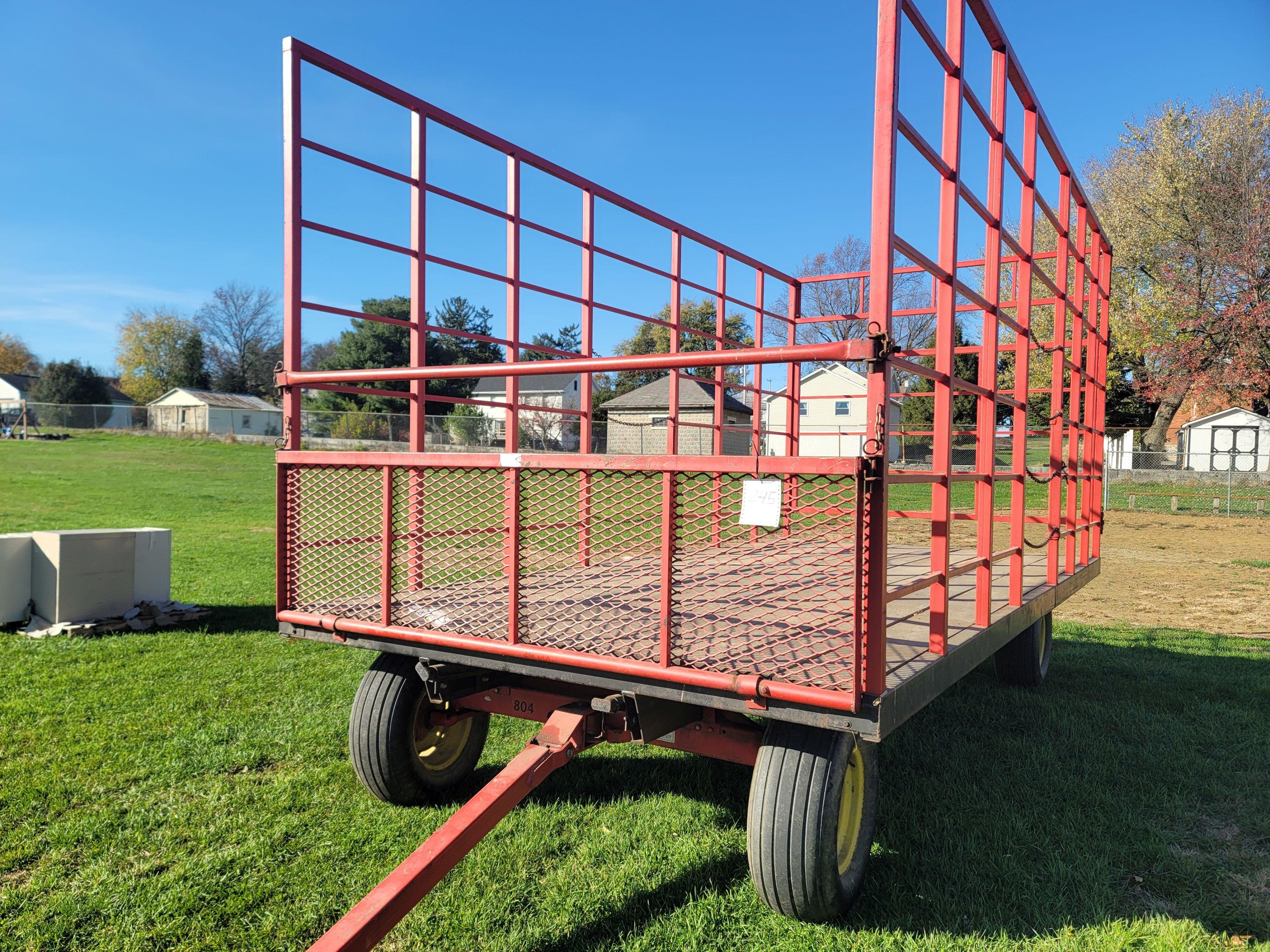 18 ' hay rack by Kreider Mfg Manheim PA