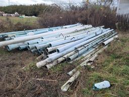 PVC header pipe for drip line system
