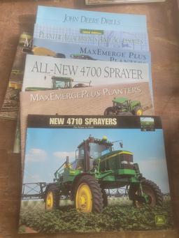 Jd sprayer and planter brochures.
