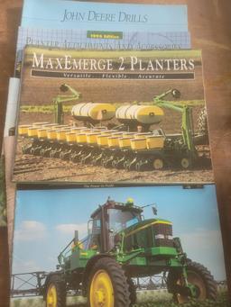 Jd sprayer and planter brochures.