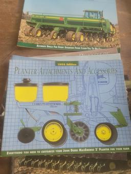 Jd sprayer and planter brochures.