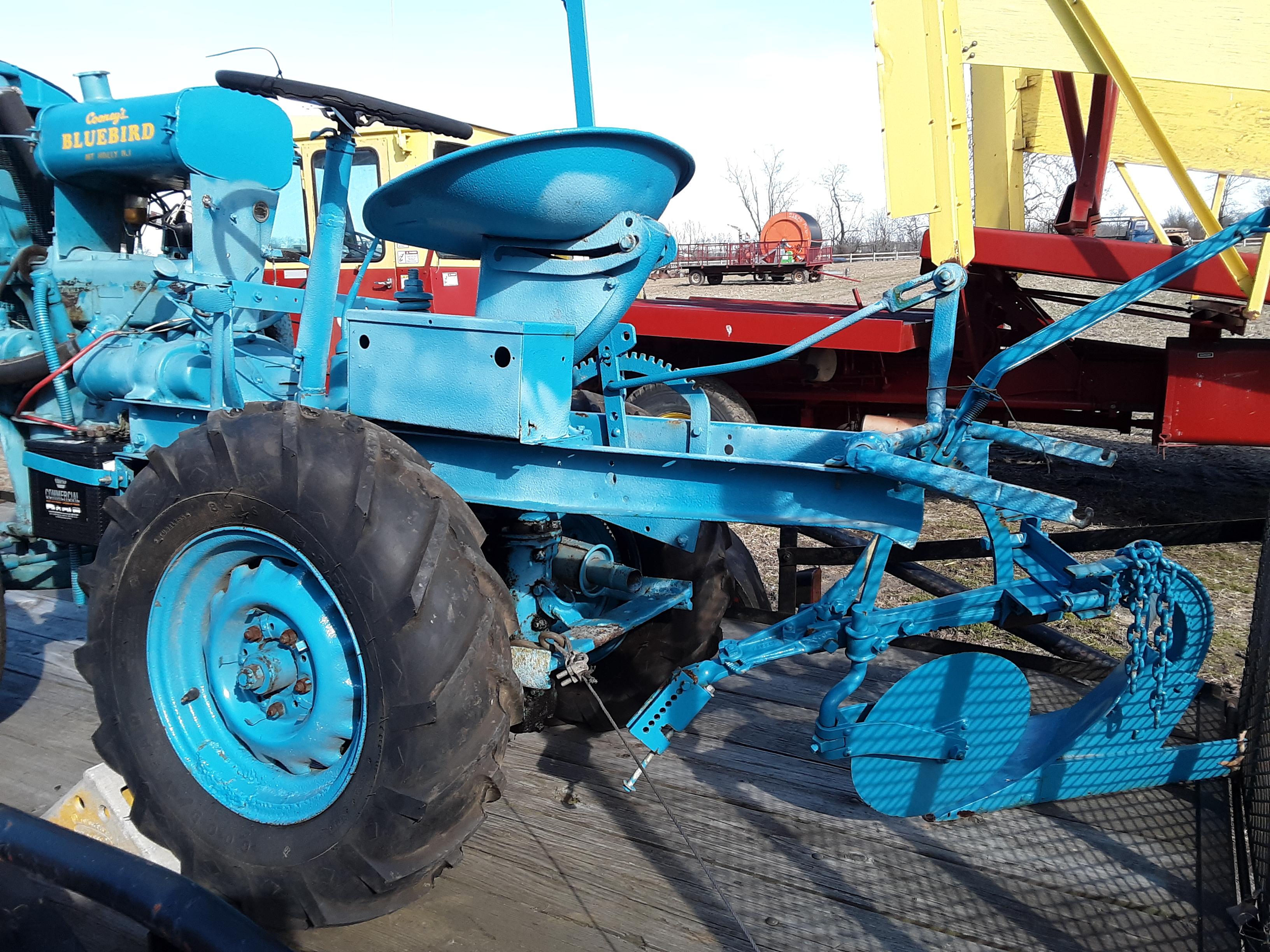 1937 Bluebird tractor w/ plow