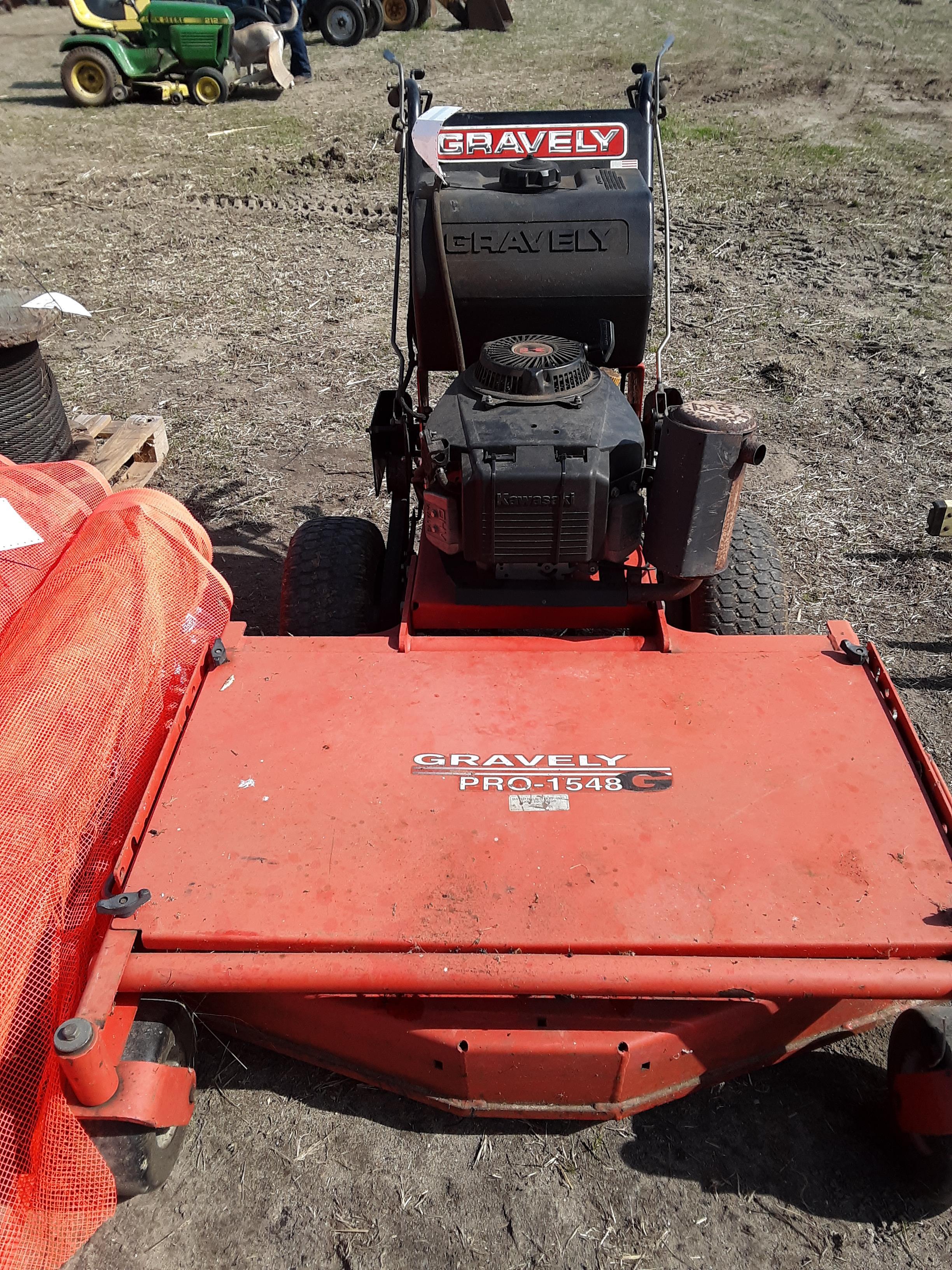 4 ft Gravelly walk behind mower