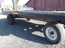 Flatwagon 8 ton John Deere running gear