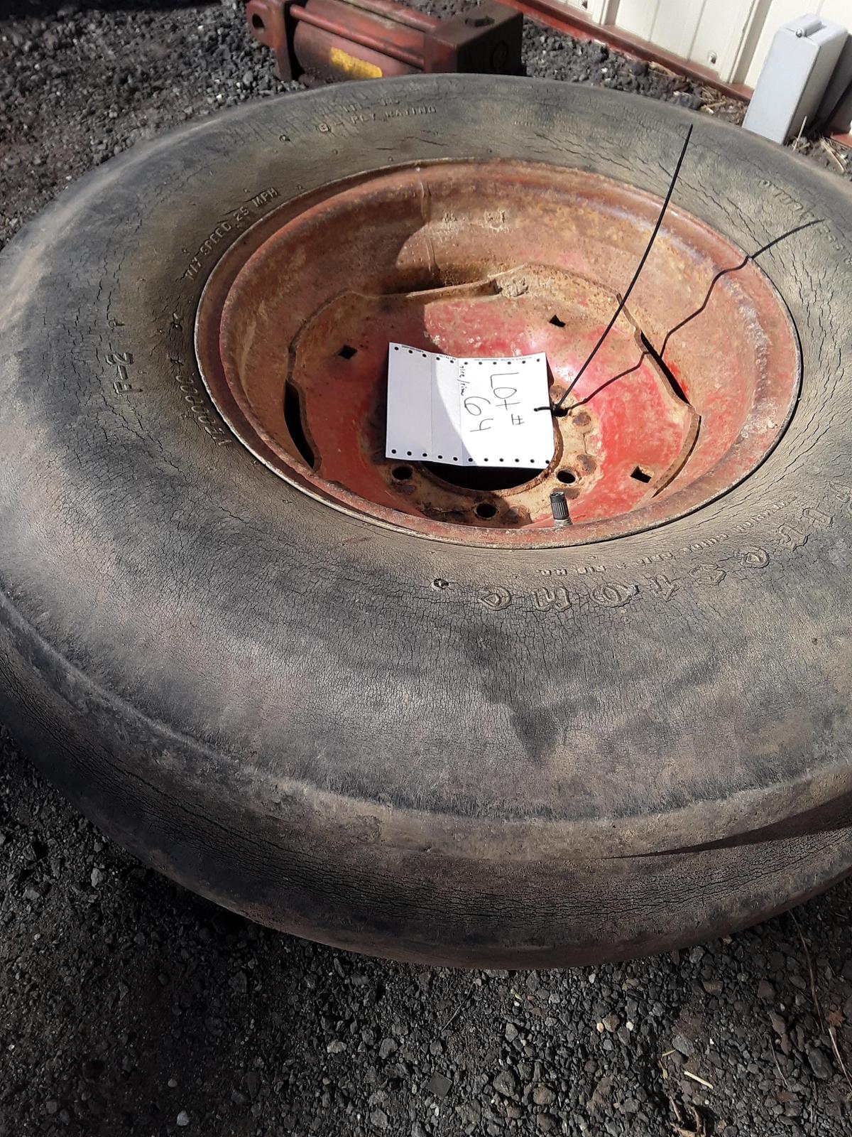 6 lug IH rim 11 L 15 Tire