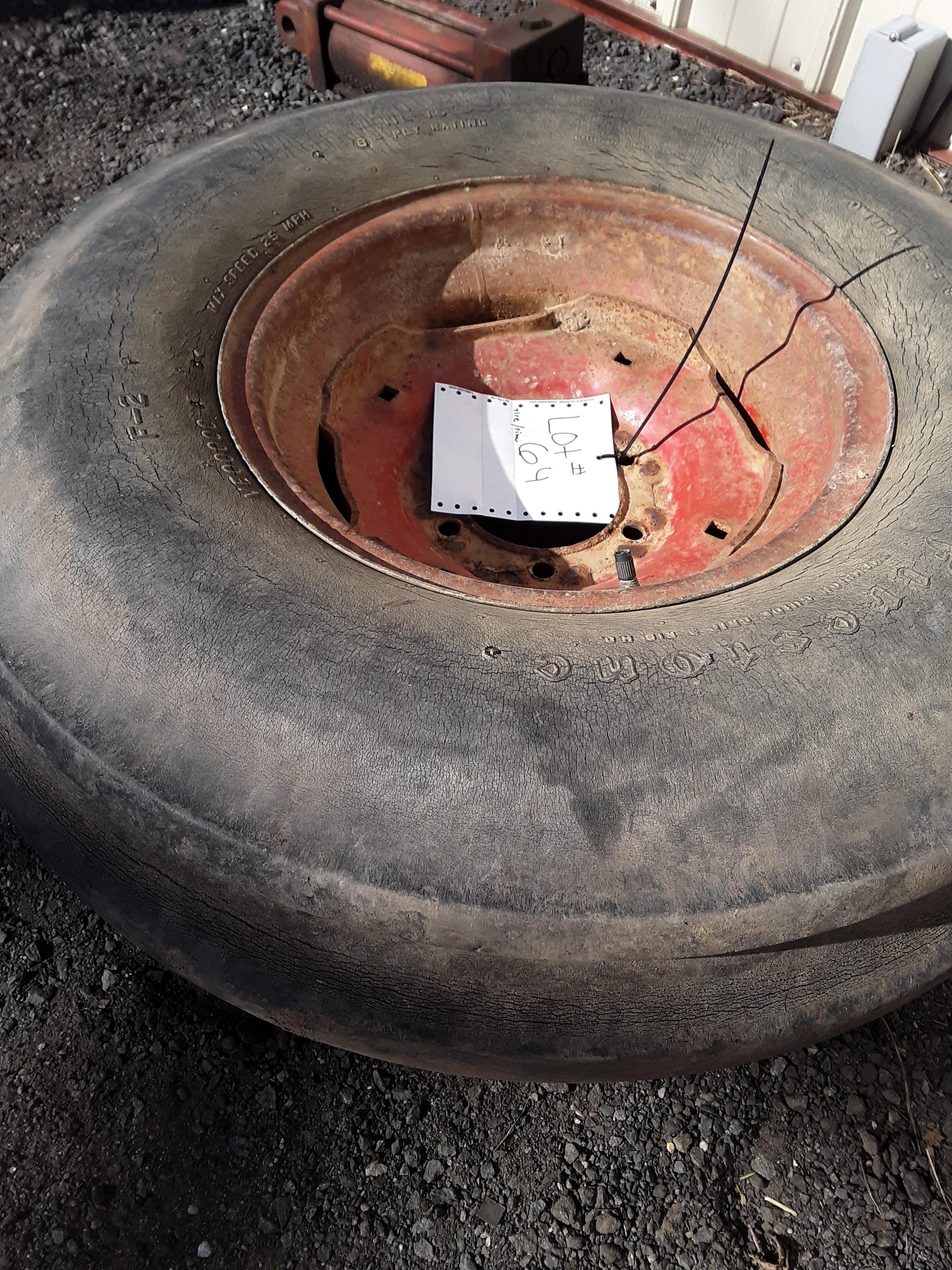 6 lug IH rim 11 L 15 Tire