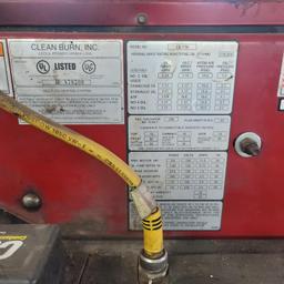 Clean burn waste oil Model CB 1750