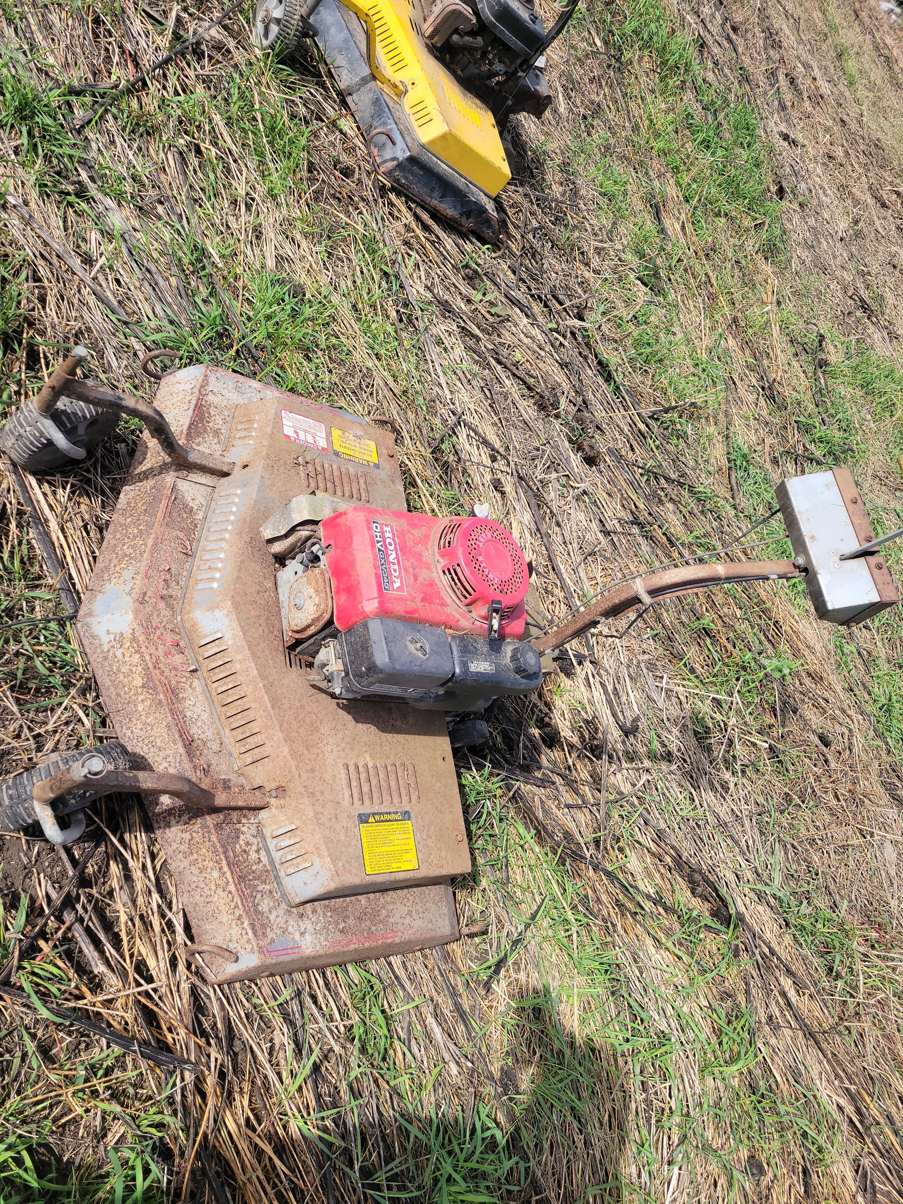 4ft Lawnmower to mount in front of atv