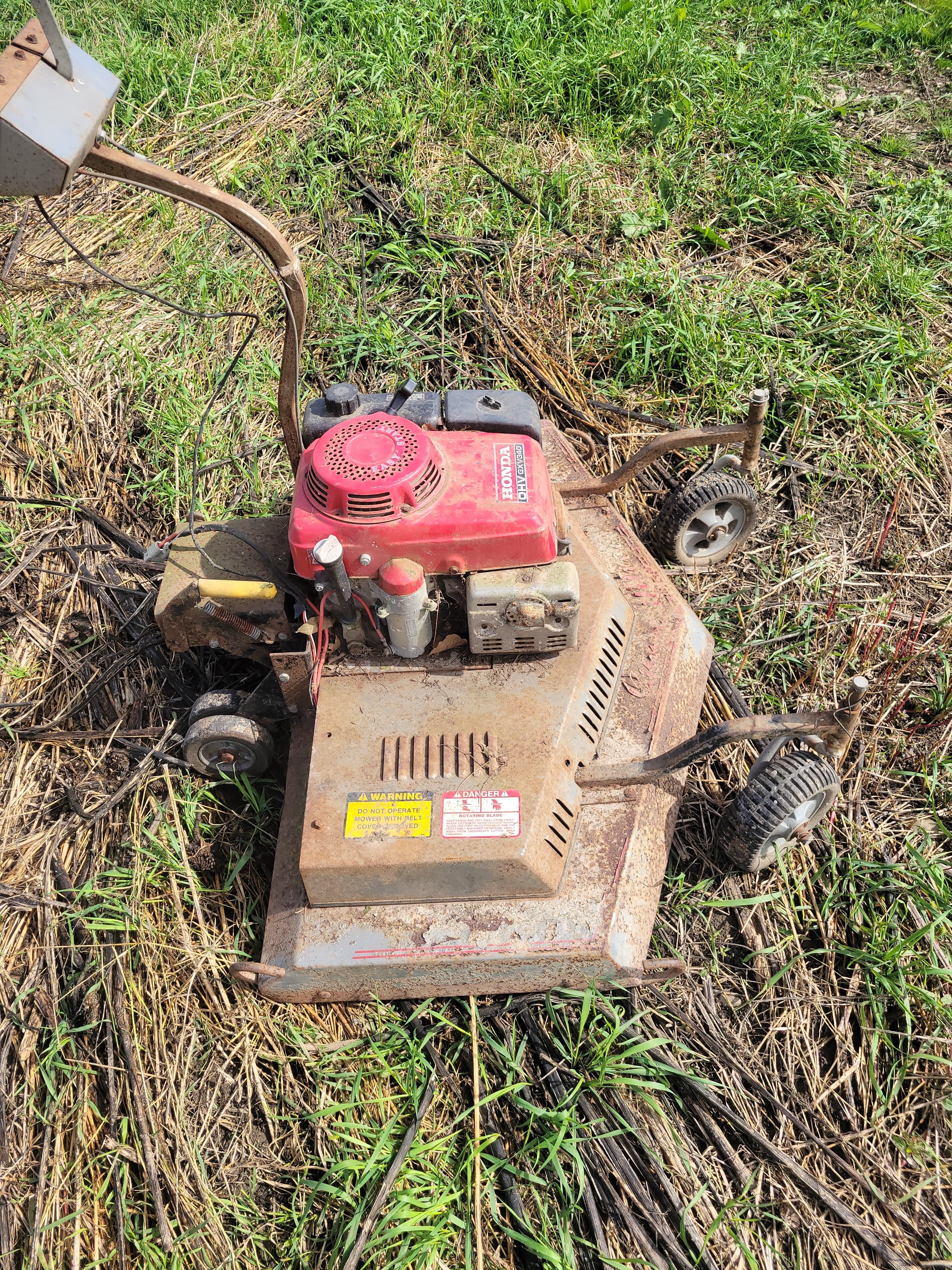 4ft Lawnmower to mount in front of atv